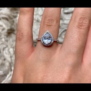 Gorgeous sterling silver Michael Kors ring.